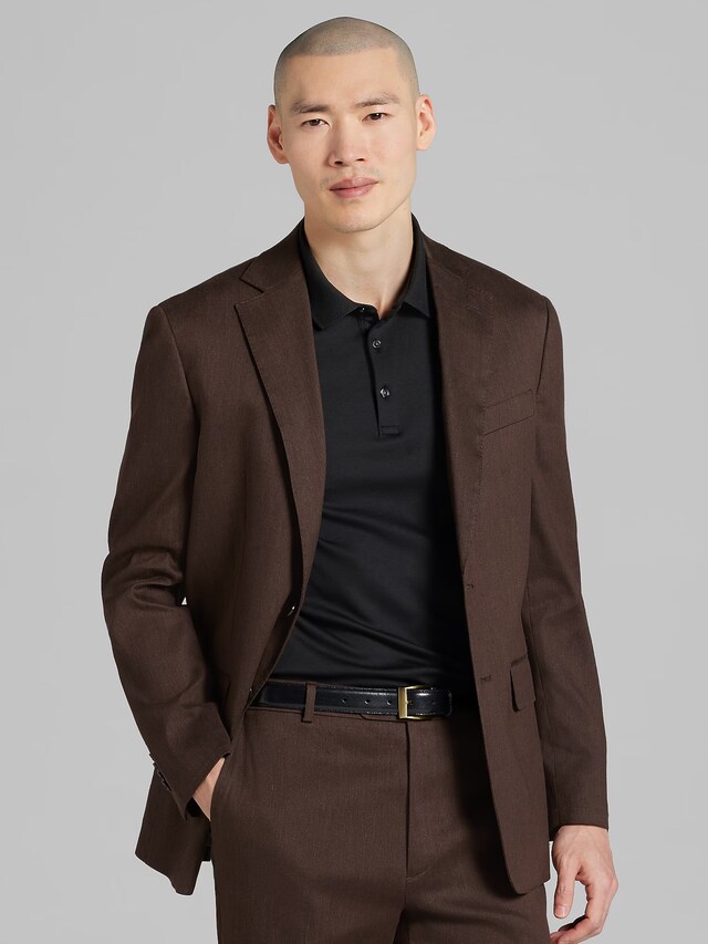 , Brown Dress Suit, brown, Image 2 of 3