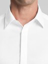 , Slim Fit Covered Placket Formal Shirt, white, Image 6 of 6
