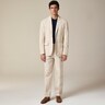 , Ludlow Slim-fit unstructured suit jacket in Irish cotton-linen blend, tan, Image 1 of 3