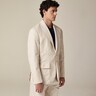, Ludlow Slim-fit unstructured suit jacket in Irish cotton-linen blend, tan, Image 3 of 3