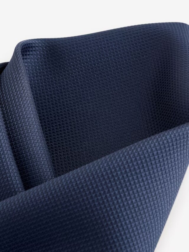 , Blue pocket square, Stellar blue, Image 2 of 3