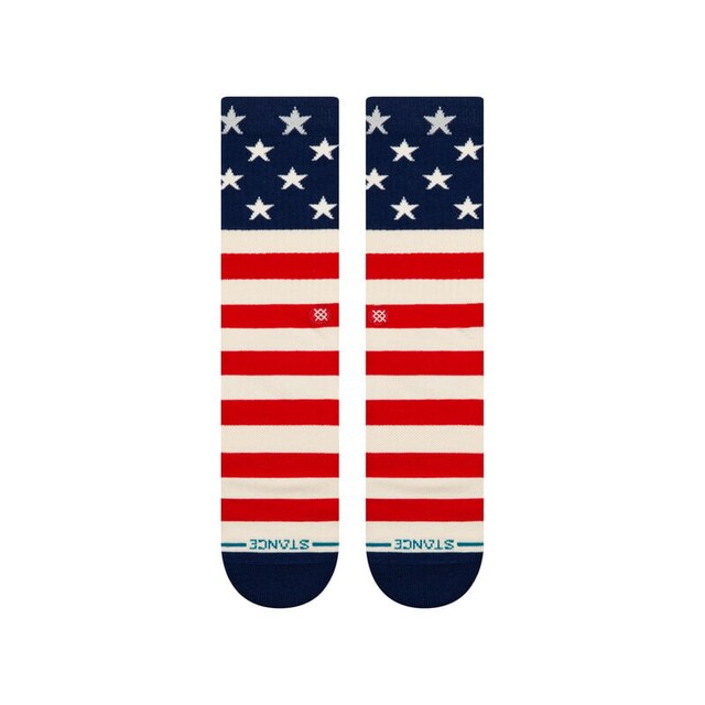 , Cotton Crew Medium Cushion Socks, usa, Image 3 of 3