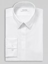 , Slim Fit Covered Placket Formal Shirt, white, Image 4 of 6
