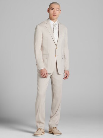 , Taupe Dress Suit, Off-white